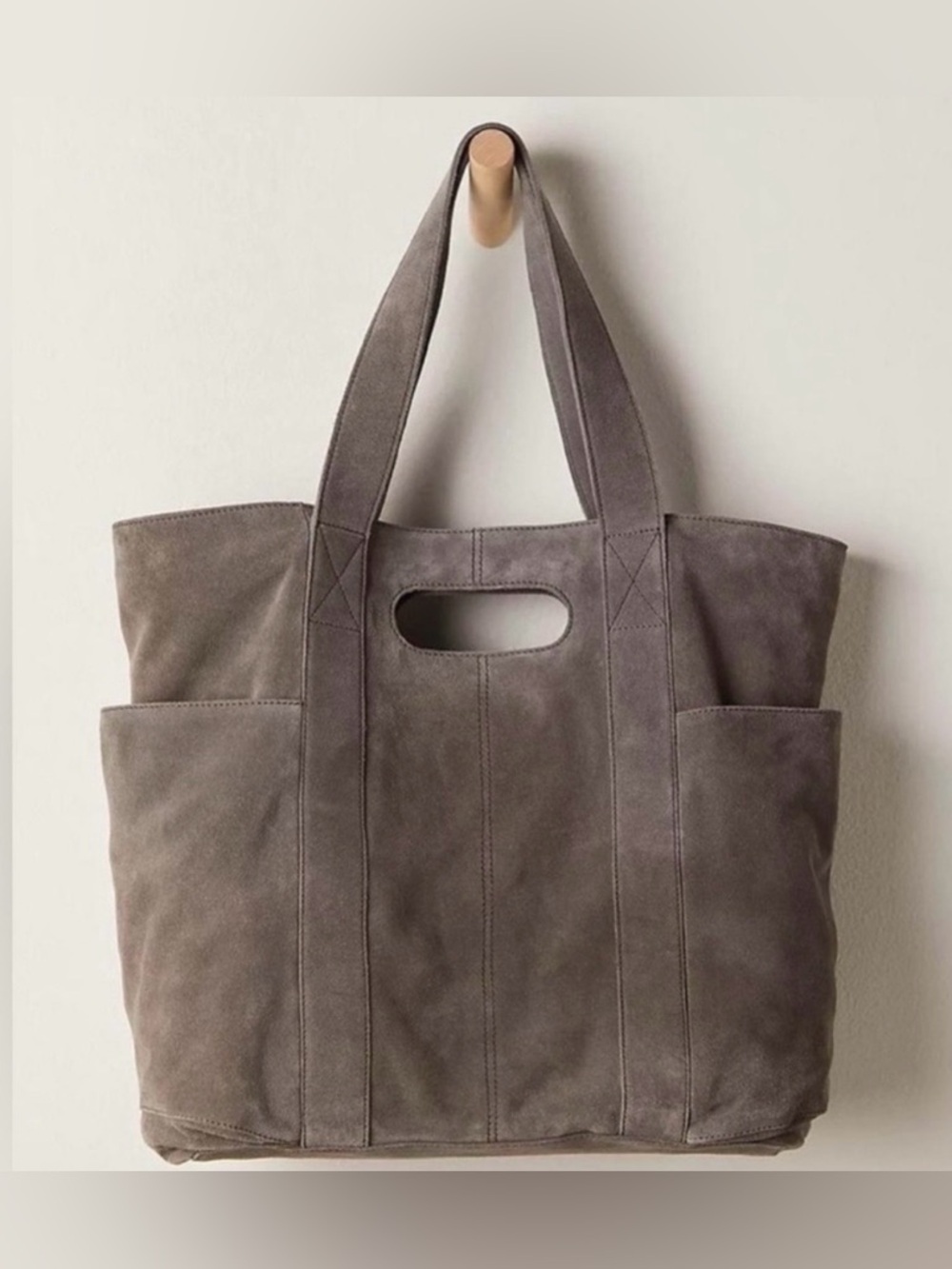 Free People Suede Caravan Tote